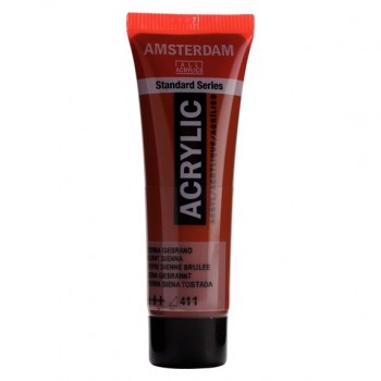 Ακρυλικό Χρώμα Amsterdam acrylic 411 burnt sienna, 20ml