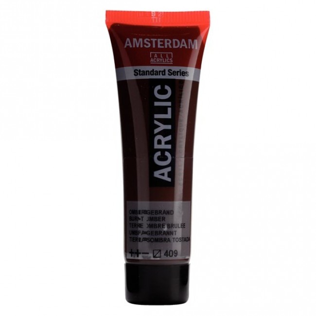 Ακρυλικό Χρώμα Amsterdam acrylic 409 burnt umber, 20ml