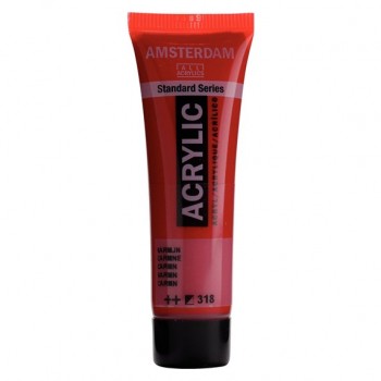 Ακρυλικό Χρώμα Amsterdam acrylic 318 carmine, 20ml