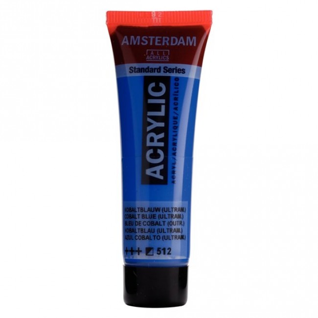 Ακρυλικό Χρώμα Amsterdam acrylic 512 cobalt blue ultramarine, 20ml
