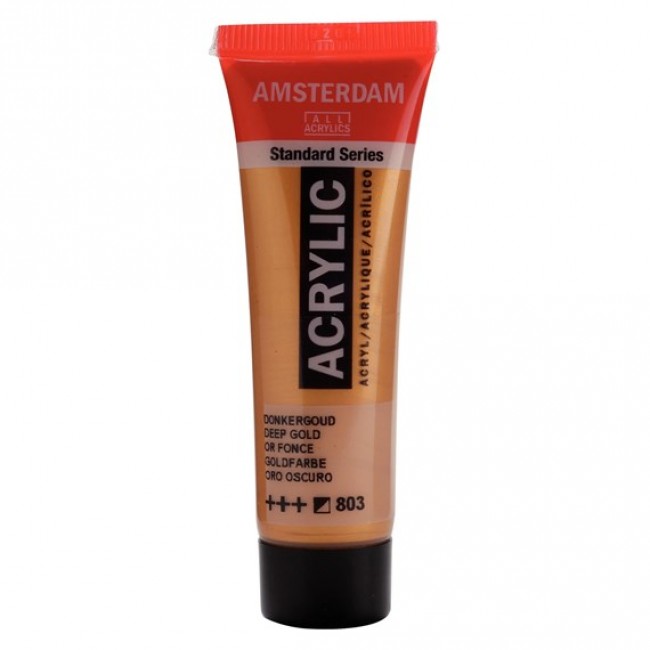 Ακρυλικό Χρώμα Amsterdam acrylic 803 deep gold, 20ml Ακρυλικό Χρώμα Amsterdam acrylic 803 deep gold, 20ml