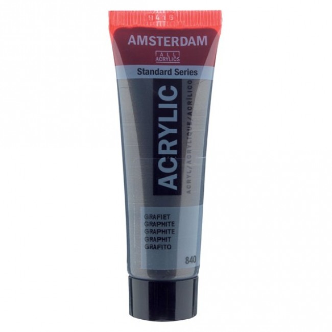 Ακρυλικό Χρώμα Amsterdam acrylic 840 graphite, 20ml Ακρυλικό Χρώμα Amsterdam acrylic 840 graphite, 20ml