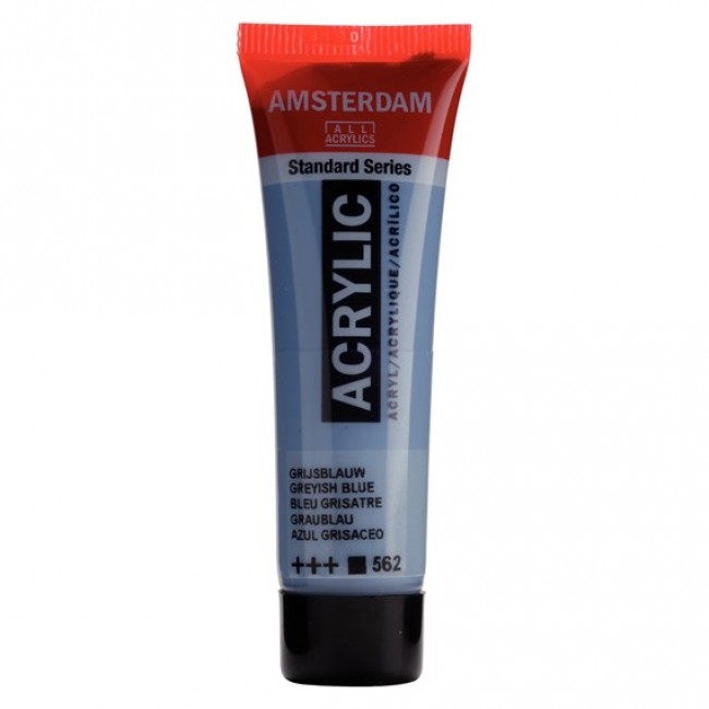 Ακρυλικό Χρώμα Amsterdam acrylic 562 grey blue, 20ml Ακρυλικό Χρώμα Amsterdam acrylic 562 grey blue, 20ml