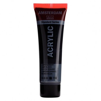 Ακρυλικό Χρώμα Amsterdam acrylic 702 lamp black, 20ml