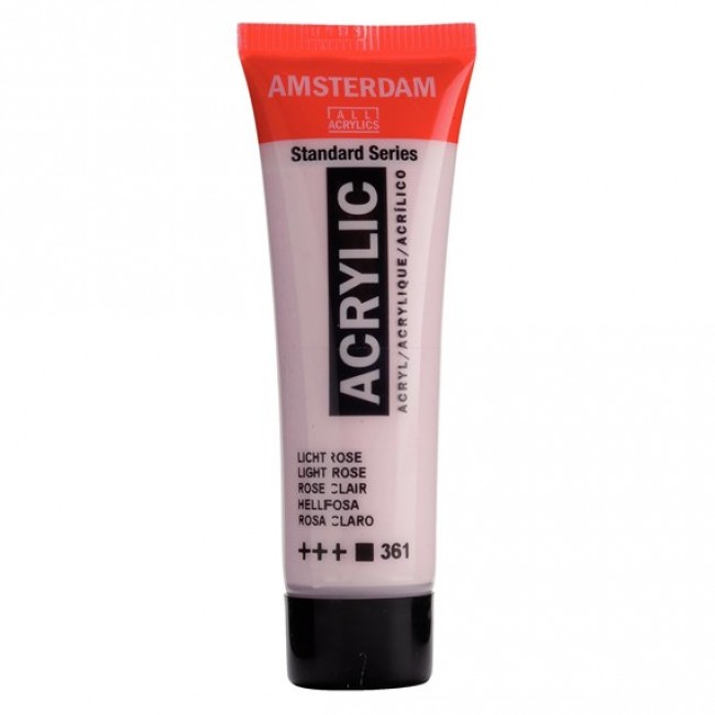 Ακρυλικό Χρώμα Amsterdam acrylic 361 light rose, 20ml