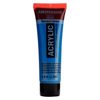 Ακρυλικό Χρώμα Amsterdam acrylic 582 manganese blue phthalo, 20ml