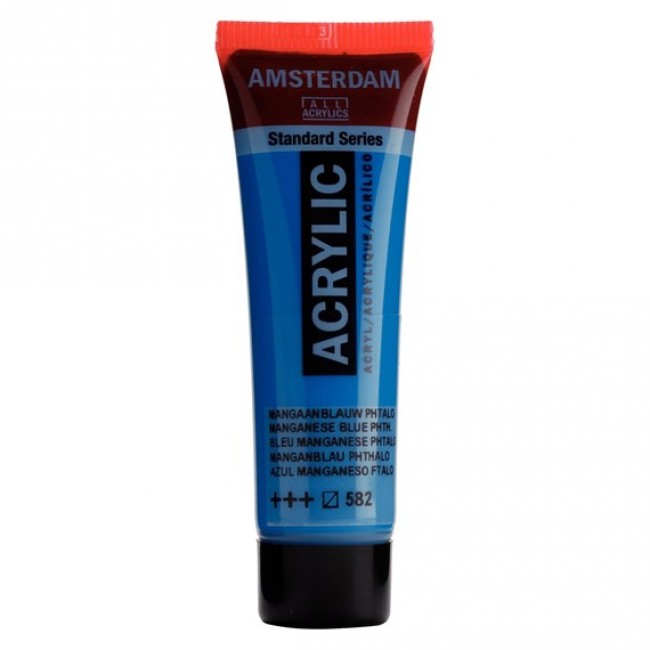 Ακρυλικό Χρώμα Amsterdam acrylic 582 manganese blue phthalo, 20ml Ακρυλικό Χρώμα Amsterdam acrylic 582 manganese blue phthalo, 20ml