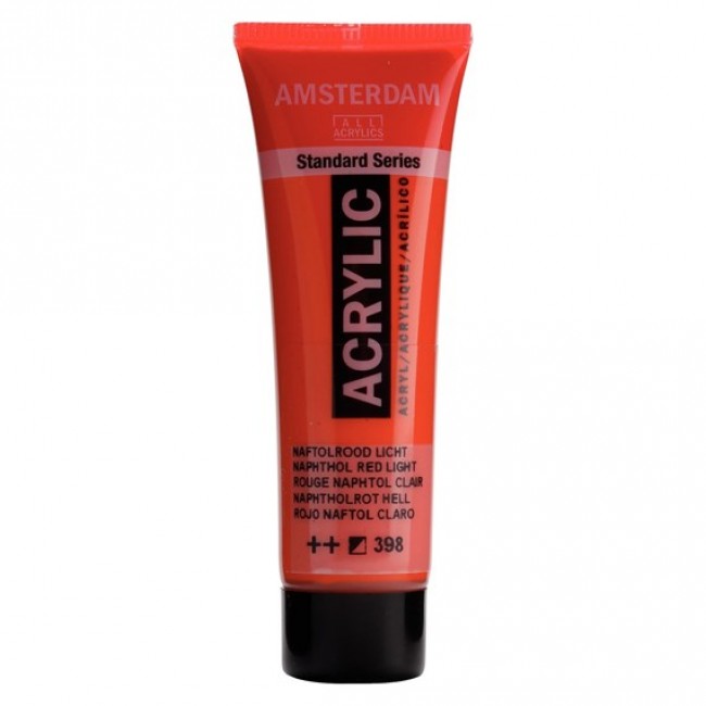 Ακρυλικό Χρώμα Amsterdam acrylic 398 naphthol red light, 20ml