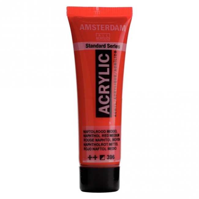 Ακρυλικό Χρώμα Amsterdam acrylic 396 naphthol red medium, 20ml