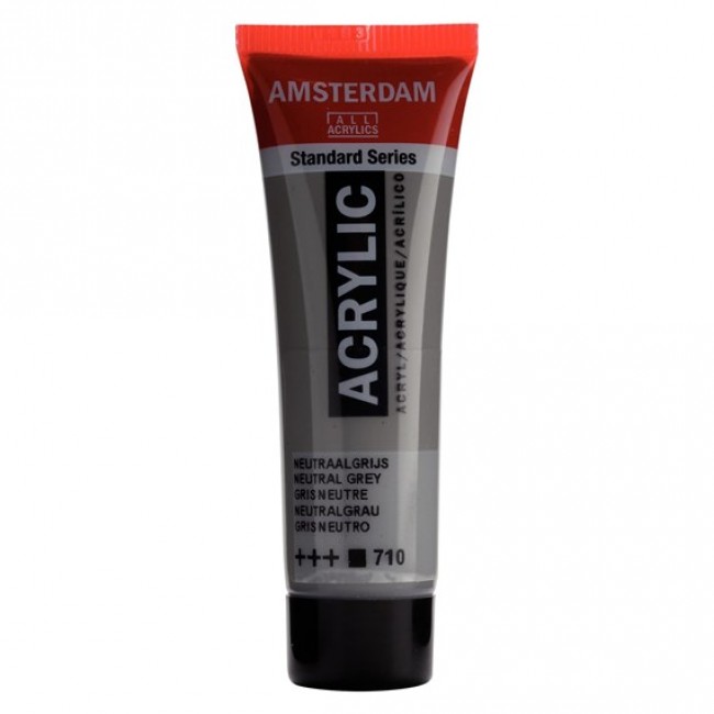 Ακρυλικό Χρώμα Amsterdam acrylic 710 neutral grey, 20ml