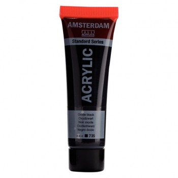 Ακρυλικό Χρώμα Amsterdam acrylic 735 oxide black, 20ml