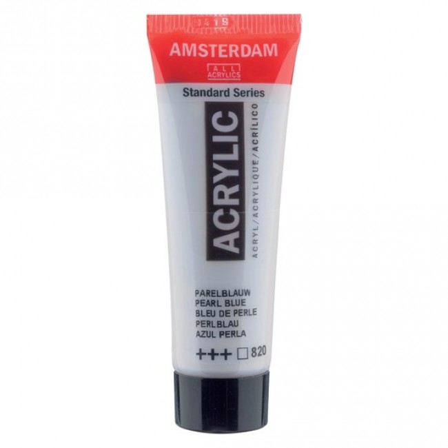 Ακρυλικό Χρώμα Amsterdam acrylic 820 pearl blue, 20ml Ακρυλικό Χρώμα Amsterdam acrylic 820 pearl blue, 20ml