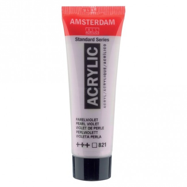 Ακρυλικό Χρώμα Amsterdam acrylic 821 pearl violet, 20ml Ακρυλικό Χρώμα Amsterdam acrylic 821 pearl violet, 20ml