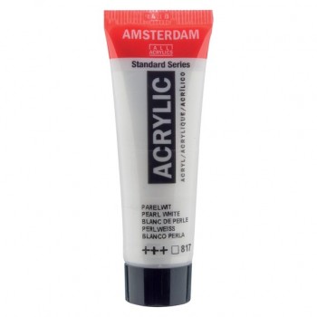 Ακρυλικό Χρώμα Amsterdam acrylic 817 pearl white, 20ml
