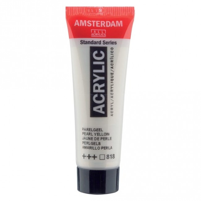 Ακρυλικό Χρώμα Amsterdam acrylic 818 pearl yellow, 20ml Ακρυλικό Χρώμα Amsterdam acrylic 818 pearl yellow, 20ml