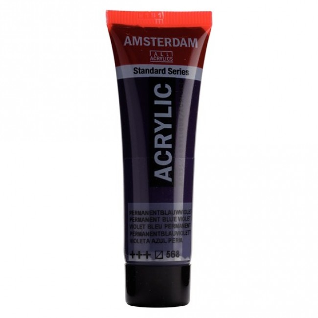 Ακρυλικό Χρώμα Amsterdam acrylic 568 permanent blue violet, 20ml Ακρυλικό Χρώμα Amsterdam acrylic 568 permanent blue violet, 20ml