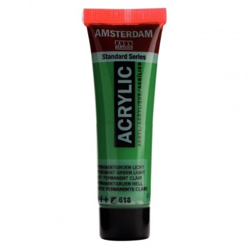 Ακρυλικό Χρώμα Amsterdam acrylic 618 Permanent green light, 20ml