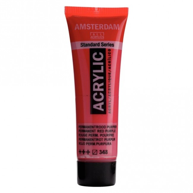 Ακρυλικό Χρώμα Amsterdam acrylic 348 permanent red purple, 20ml Ακρυλικό Χρώμα Amsterdam acrylic 348 permanent red purple, 20ml