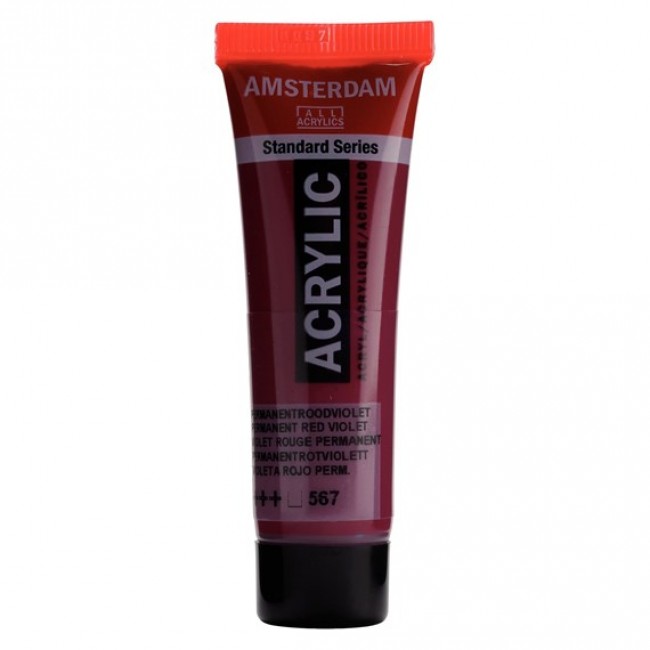 Ακρυλικό Χρώμα Amsterdam acrylic 567 permanent red violet , 20ml Ακρυλικό Χρώμα Amsterdam acrylic 567 permanent red violet , 20ml