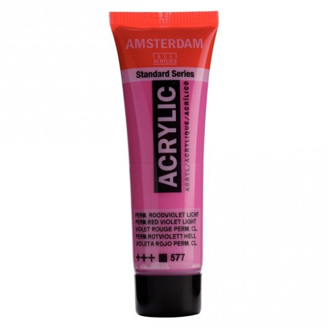 Ακρυλικό Χρώμα Amsterdam acrylic 577 permanent red violet light, 20ml Ακρυλικό Χρώμα Amsterdam acrylic 577 permanent red violet light, 20ml