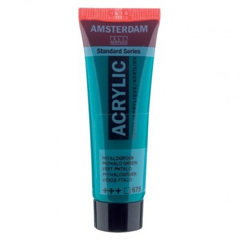 Ακρυλικό Χρώμα Amsterdam acrylic 675 phthalo green, 20ml