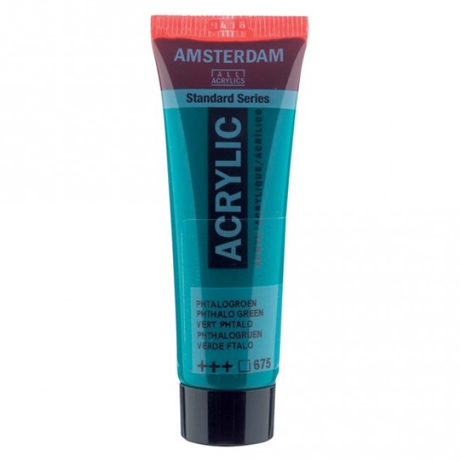 Ακρυλικό Χρώμα Amsterdam acrylic 675 phthalo green, 20ml Ακρυλικό Χρώμα Amsterdam acrylic 675 phthalo green, 20ml