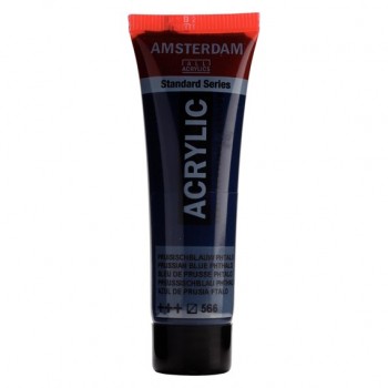 Ακρυλικό Χρώμα Amsterdam acrylic 566 prussian blue phthalo, 20ml