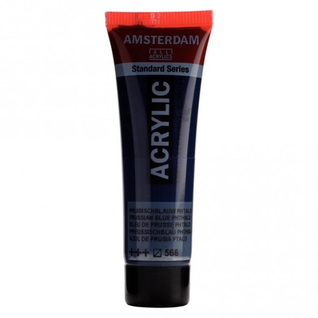 Ακρυλικό Χρώμα Amsterdam acrylic 566 prussian blue phthalo, 20ml