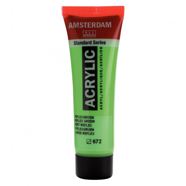 Ακρυλικό Χρώμα Amsterdam acrylic 672 reflex green, 20ml