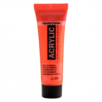Ακρυλικό Χρώμα Amsterdam acrylic 257 reflex orange, 20ml