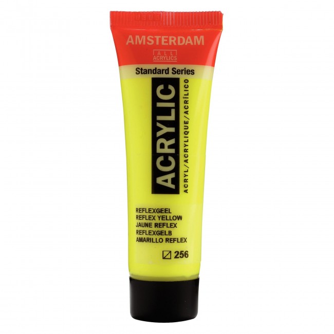 Ακρυλικό Χρώμα Amsterdam acrylic 256 reflex yellow, 20ml Ακρυλικό Χρώμα Amsterdam acrylic 256 reflex yellow, 20ml