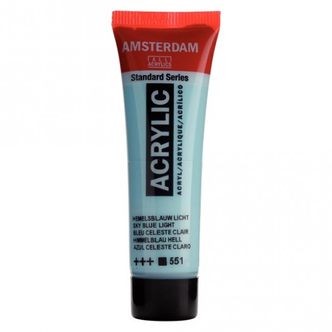 Ακρυλικό Χρώμα Amsterdam acrylic 551 sky blue light, 20ml Ακρυλικό Χρώμα Amsterdam acrylic 551 sky blue light, 20ml