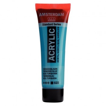 Ακρυλικό Χρώμα Amsterdam acrylic 522 turquoise blue, 20ml