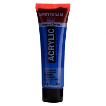 Ακρυλικό Χρώμα Amsterdam acrylic 504 ultramarine, 20ml