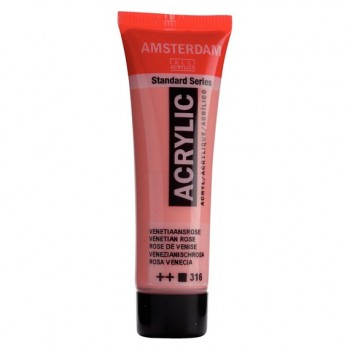 Ακρυλικό Χρώμα Amsterdam acrylic 316 venetian rose, 20ml