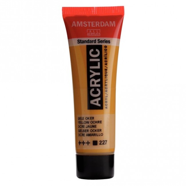 Ακρυλικό Χρώμα Amsterdam acrylic 227 yellow ochre, 20ml Ακρυλικό Χρώμα Amsterdam acrylic 227 yellow ochre, 20ml