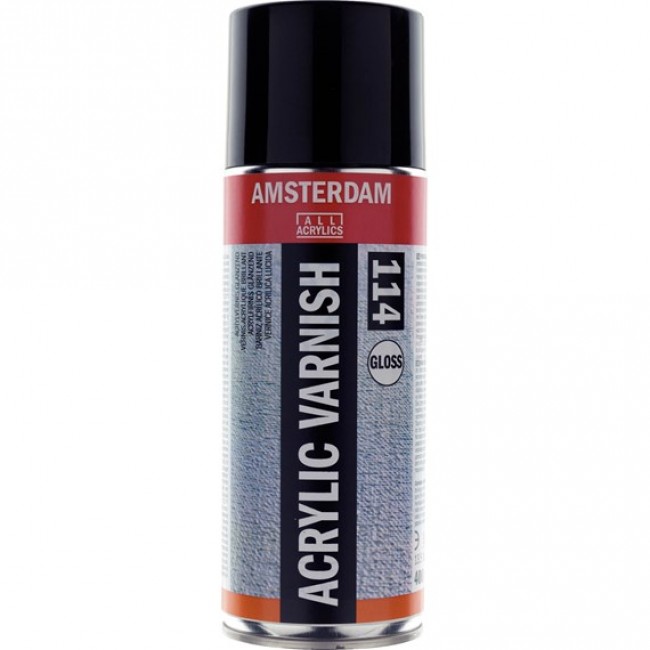Βερνίκι προστασίας Amsterdam Spray Varnish 114 Glossy, 400ml Βερνίκι προστασίας Amsterdam Spray Varnish 114 Glossy, 400ml