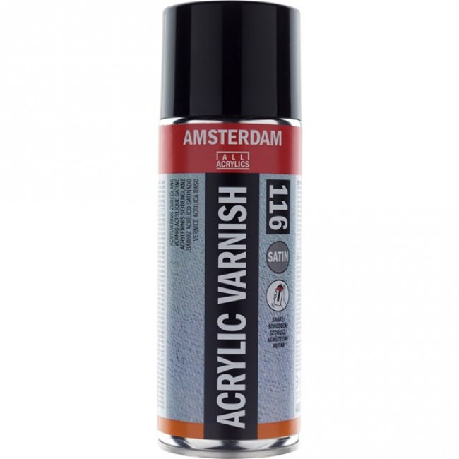 Βερνίκι προστασίας Amsterdam Spray Varnish 116 Satin, 400ml, royaltalens Βερνίκι προστασίας Amsterdam Spray Varnish 116 Satin, 400ml, royaltalens