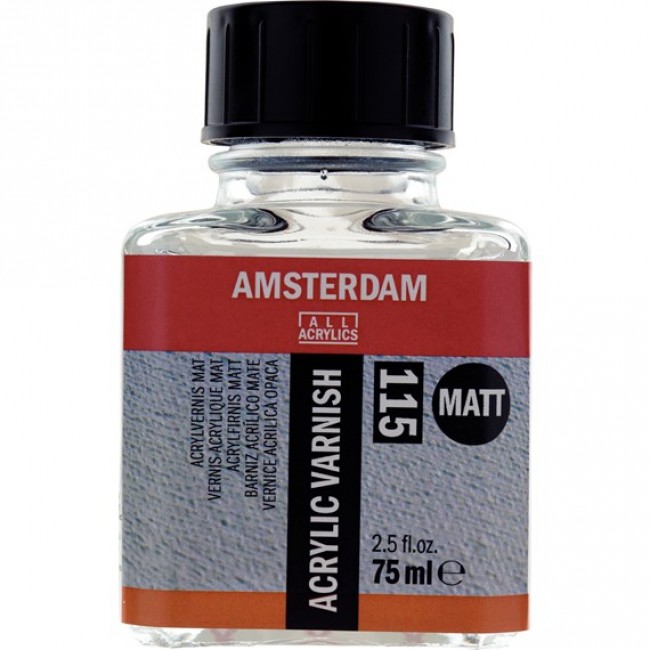 Matt Varnish 115 75ml, Amsterdam