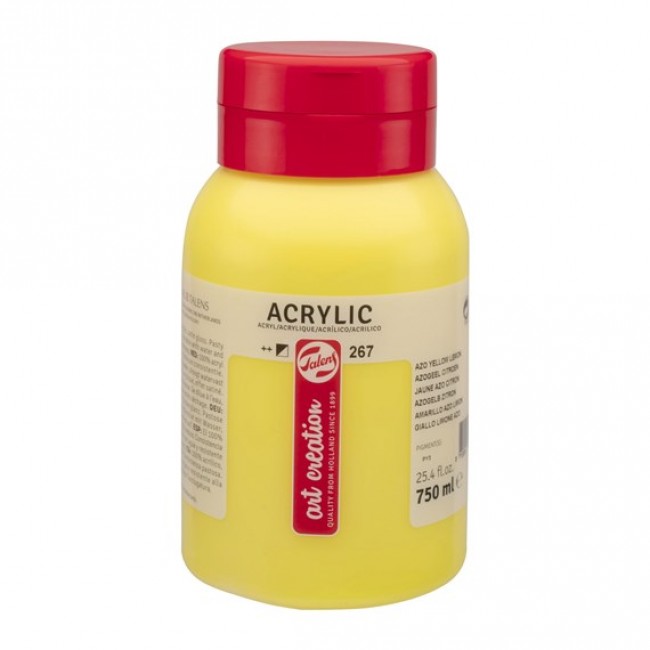 Ακρυλικό χρώμα 750ml 267 Azo Yellow Lemon, Art Creation Ακρυλικό χρώμα 750ml 267 Azo Yellow Lemon, Art Creation