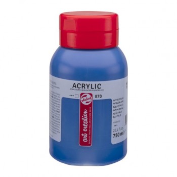 Ακρυλικό χρώμα 750ml 570 phthalo blue, Art Creation