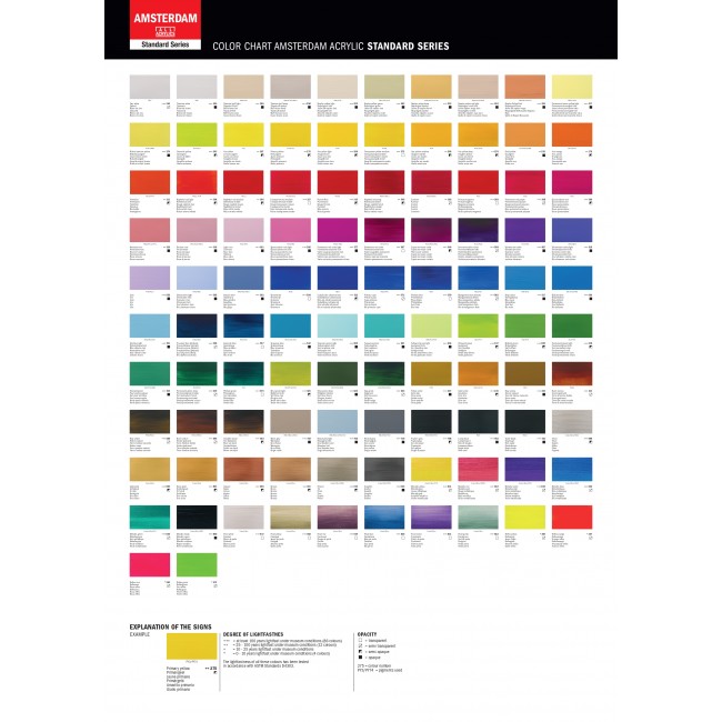 Ακρυλικό Χρώμα Amsterdam acrylic 272 transparent yellow medium, 120ml