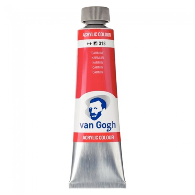 Ακρυλικό Χρώμα Van Gogh acrylic 40ml 318 carmine