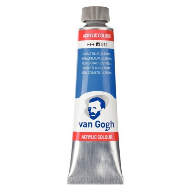Ακρυλικό Χρώμα Van Gogh acrylic 40ml 512 cobalt blue ultramarine