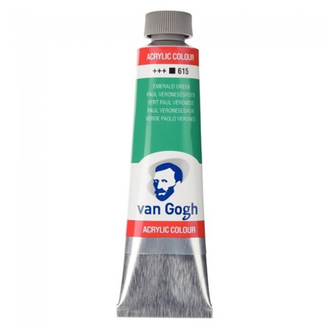 Ακρυλικό Χρώμα Van Gogh acrylic 40ml 615 emerald green Ακρυλικό Χρώμα Van Gogh acrylic 40ml 615 emerald green