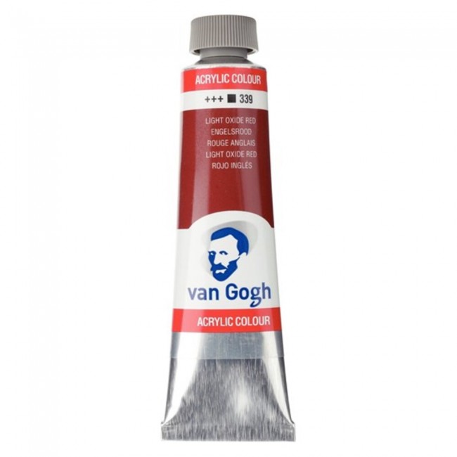 Ακρυλικό Χρώμα Van Gogh acrylic 40ml 339 light oxide red Ακρυλικό Χρώμα Van Gogh acrylic 40ml 339 light oxide red