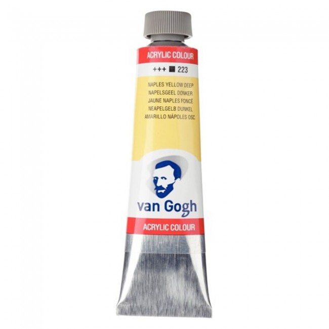 Ακρυλικό Χρώμα Van Gogh acrylic 40ml 223 naples yellow deep Ακρυλικό Χρώμα Van Gogh acrylic 40ml 223 naples yellow deep
