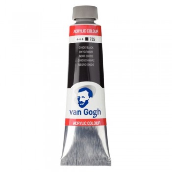 Ακρυλικό Χρώμα Van Gogh acrylic 40ml 735 oxide black