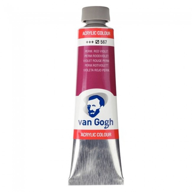Ακρυλικό Χρώμα Van Gogh acrylic 40ml 567 permanent red violet
