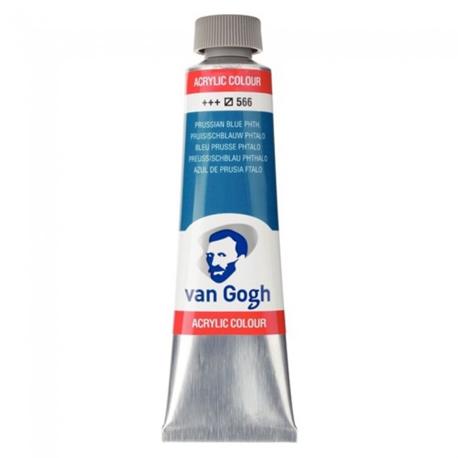 Ακρυλικό Χρώμα Van Gogh acrylic 40ml 566 prussian blue phthalo